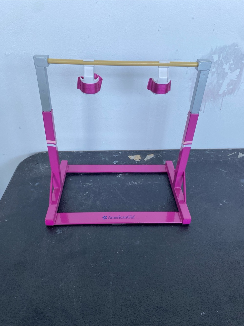 American Girl Hot Pink Doll Gymnastics Bar Frame